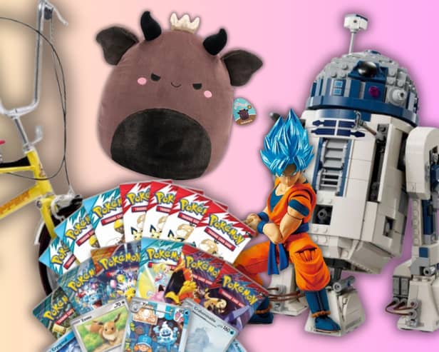 From retro bikes to plush toys and Pokémon cards, these are just some of the kidult favourites flying off shelves right now.