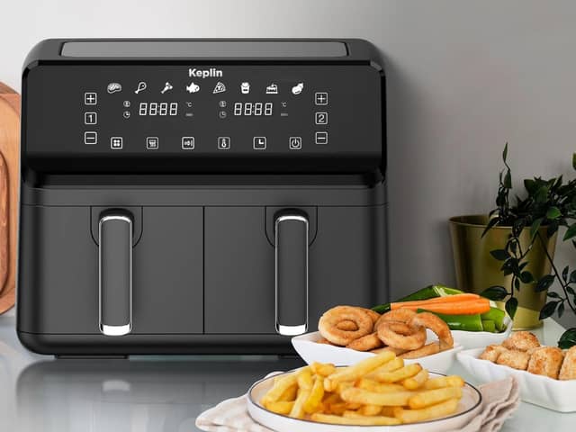 Dual-drawer air fryers are perfect for family-sized meals  - and they're cheap as chips right now