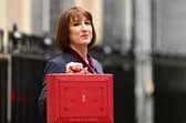 Chancellor of the Exchequer, Rachel Reeves, poses with the red Budget Box as she leaves 11 Downing Street to present the Government's annual budget to Parliament on October 30, 2024 (Photo: Leon Neal/Getty Images)