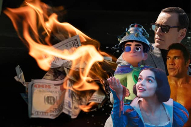 What have been some of 2025's biggest movies that had disappointing returns at the box office, as we near the end of the year?