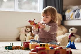 Parents say that things like shape sorters and car garages do not hold their childrens' lasting interest.  