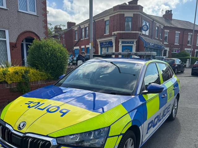Police made their way to Martin’s Funeral Directors in Tulketh Brow, Ashton, at around 8am this morning (Tuesday, April 27)
