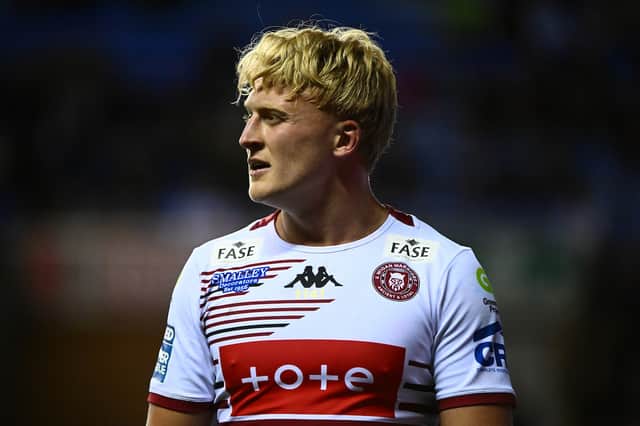Taylor Kerr in action for Wigan Warriors