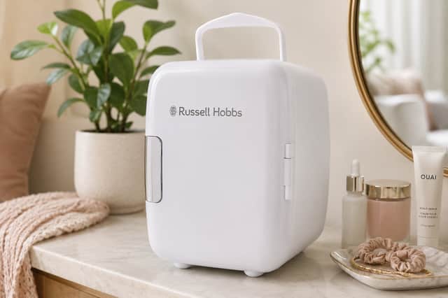 The Russell Hobbs Mini Fridge combines retro styling with modern cooling technology and has attracted more than 3,500 customer reviews on Amazon, making it one of the most reviewed mini fridges currently on sale.