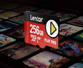 The 256GB Lexar PLAY PRO card offers up to 900MB/s read speeds on compatible microSD Express devices