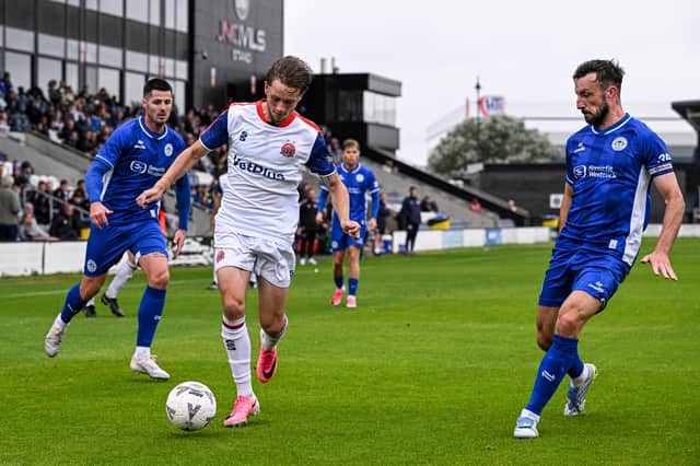 AFC Fylde met Wigan Athletic at Mill Farm last weekend