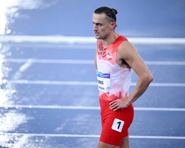Elliot Jones missed out on a place in the final of the 100m at the Commonwealth Games
