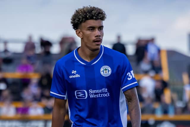 K'Marni Miller in action for Wigan Athletic