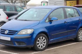 A Volkswagen Golf Plus similar to the one driven dangerously by Daniel Banks