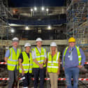Robert Gregory, Assistant Director Digital Transformation, Sonia Halliwell, Director of Resident Services, Councillor Dane Anderton, portfolio holder for Economic Development and Regeneration, Alison Mckenzie-Folan OBE, Chief Executive Wigan Council, Phil Machin, Senior Project Officer