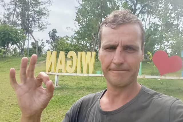 Chris in Wigan, Philippines