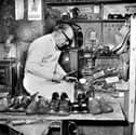 Hindley clogmaker Harry Hurst at work in 1966. Mr Burnham says we may not be able to bring back our beloved shops like this one "but we can make sure local areas get more power over what comes next."