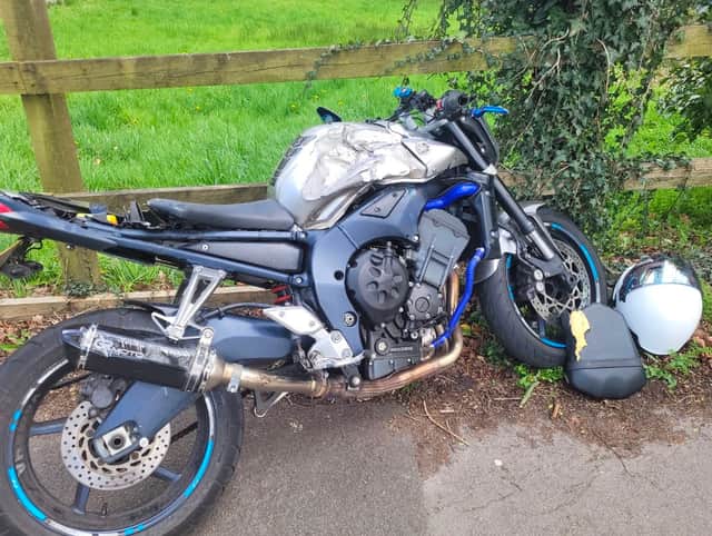 Sam's motorbike