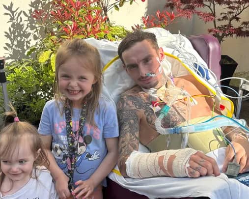 Sam and his daughters