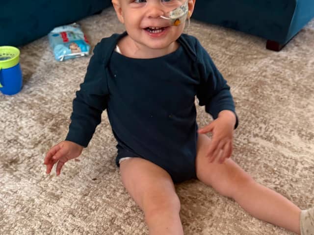 Finley Robson was diagnosed with brain cancer at 13 months old