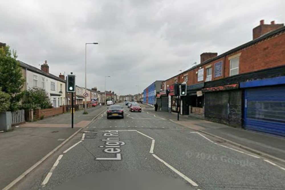 A general view of Leigh Road, Leigh