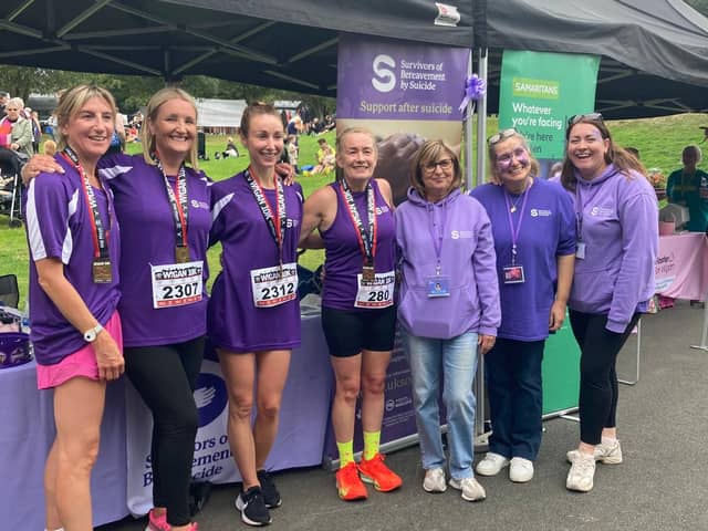 Runners from Wigan Council with SOBS representatives at last year's Wigan 10k