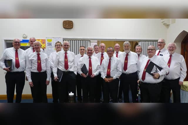 Members of the Phoenix Male Voice Choir (Golborne)