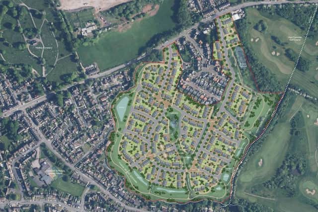 There are plans to build 310 homes