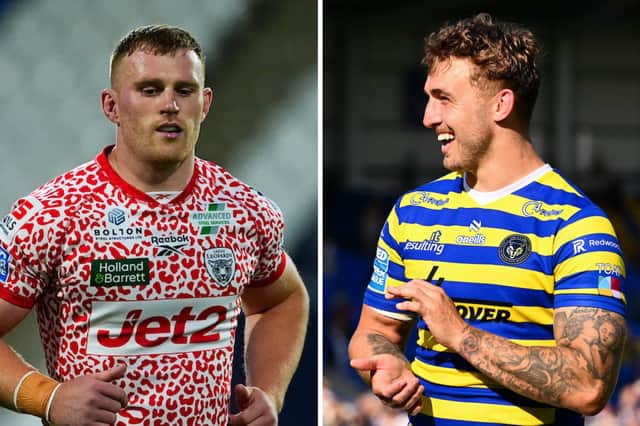 Former Wigan Warriors duo Jack Hughes (left) and Sam Powell (right) will retire at the end of the season