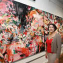 Artist Ula Fung, one of the three artist with work in the Dot Dot Dot exhibition.