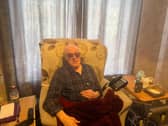 Bill Wright after his latest fall at home in Swinley