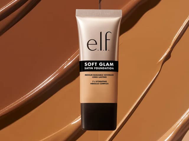 I’m ditching matte foundation for this e.l.f Soft Satin Glam Finish
