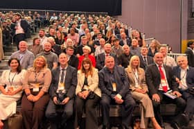 The Makerfield contingent at the Labour Party conference to hear Andy Burnham speak