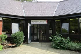 The war memorial would be positioned on the forecourt of Parbold Library