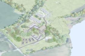 An aerial view of what the RSPCA centre would look like at Lowton