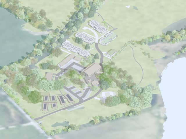 An aerial view of what the RSPCA centre would look like at Lowton