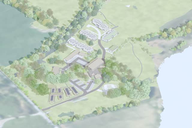 An aerial view of what the RSPCA centre would look like at Lowton