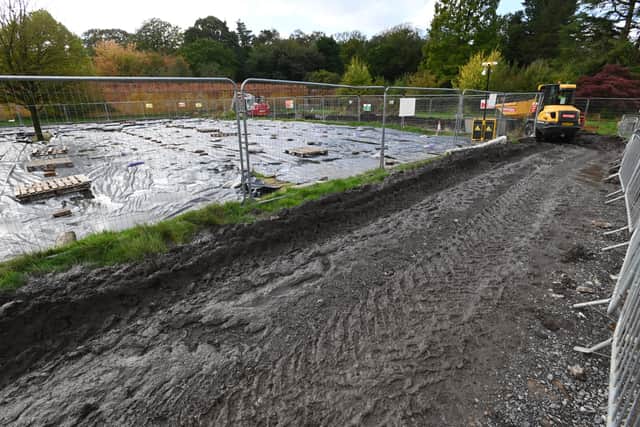 Work on the kitchen garden