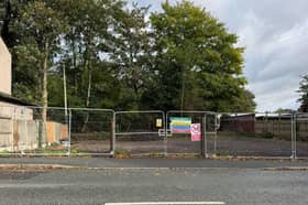 Plans have been put forward for this site on Firs Lane, Leigh