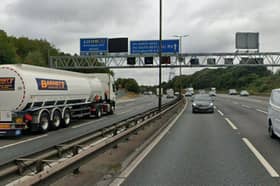 The M6 was closed in both directions