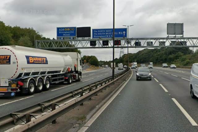 The M6 was closed in both directions