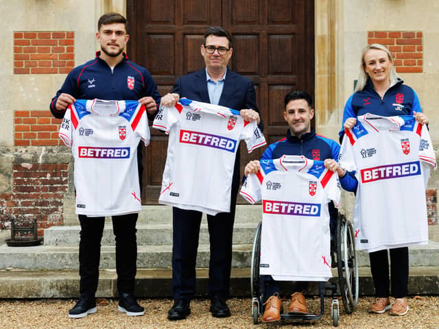 Prime Minister Andy Burnham gave the England Rugby League squads a World Cup send-off