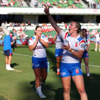 Gallery: Wigan Warriors stars feature in England's big win over Wales in Women's Rugby League World Cup opener