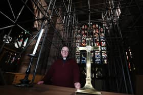 The Reverend Andrew Holliday at St Wilfrid's Church, Standish