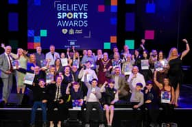 2026 Believe Sports Awards winners on stage