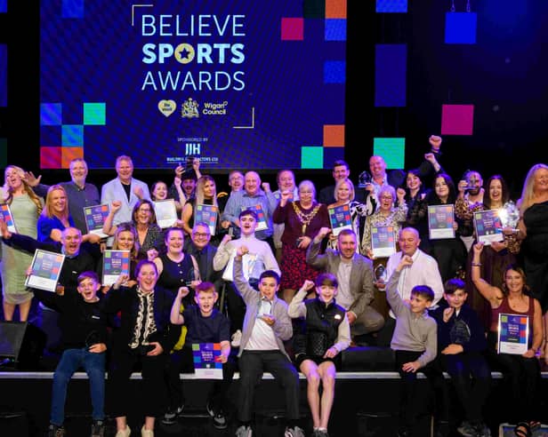 2026 Believe Sports Awards winners on stage