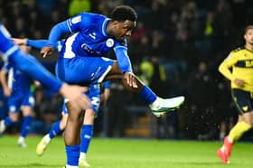 Christian Saydee fires home Wigan's equaliser
