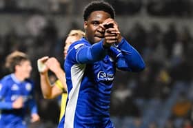 Christian Saydee celebrates his goal