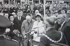Prime Minister Harold Wilson was in Wigan when news broke of the Aberfan disaster
