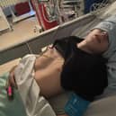 James while unwell in hospital 