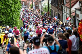 Crowds great the race during the opening stage of the 2025 Tour de France - Credit ASO & Charly López