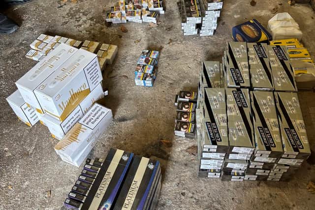 Illicit tobacco seized from a shop in Beech Hill