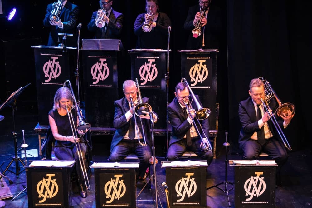 The Northern Jazz Orchestra which features several former members of Wigan Youth Jazz Orchestra