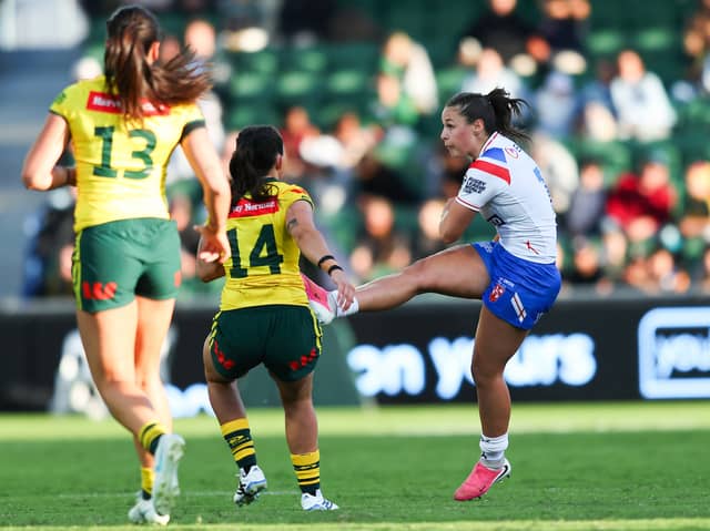Wigan star Jenna Foubister started in the halves for England against the Jillaroos