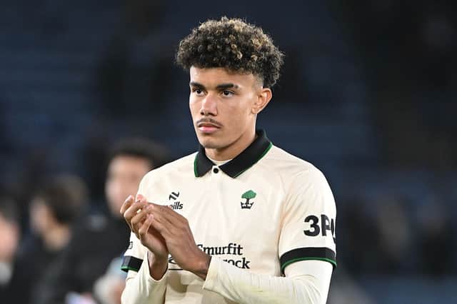 K'Marni Miller made his first League One start on Tuesday evening
